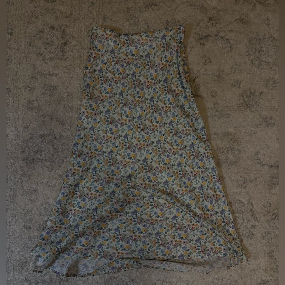 Zara Floral Maxi Skirt